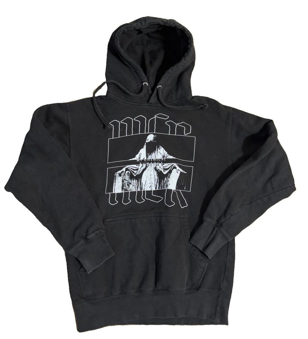 My Chemical Romance Statue MCR Pullover Hoodie Size Medium Gerard Way Emo